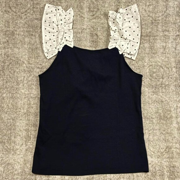 Tommy Hilfiger Polka Dot Ruffle Tank - Picture 6 of 8